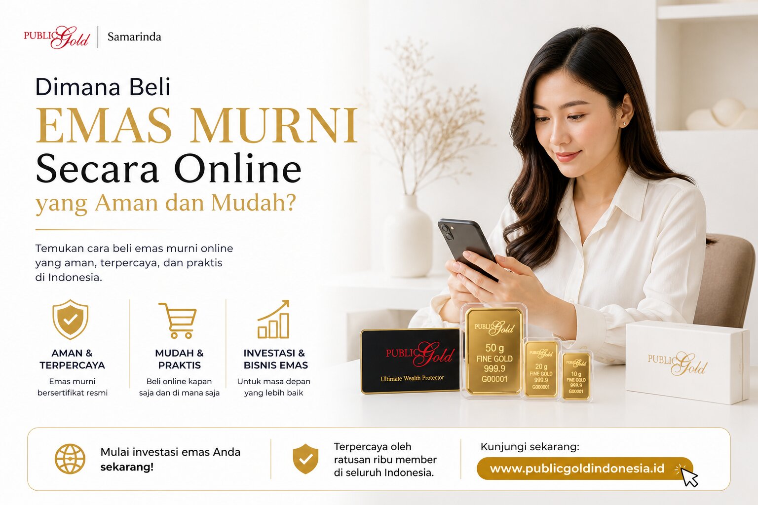 Dimana Beli Emas Murni Secara Online yang Aman dan Mudah