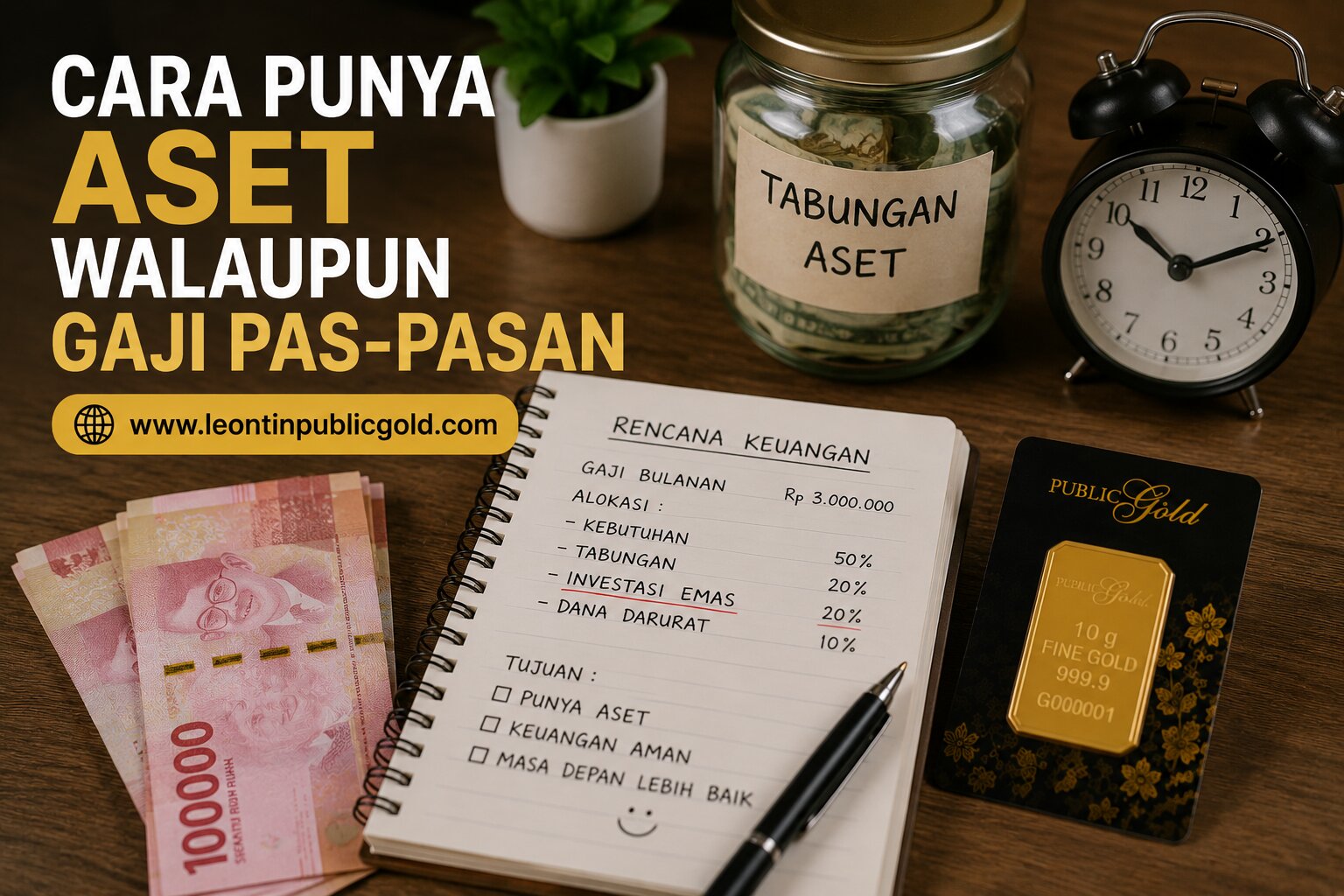 Cara Punya Aset Walaupun Gaji Pas-Pasan
