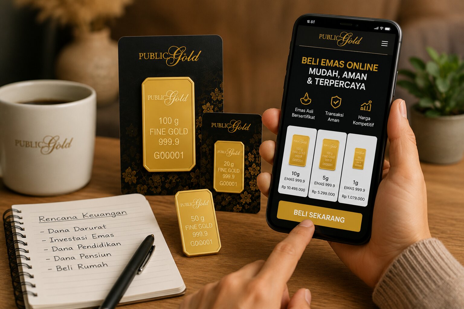 Jual Emas Online Terpercaya: Solusi Investasi Emas Modern untuk Pemula